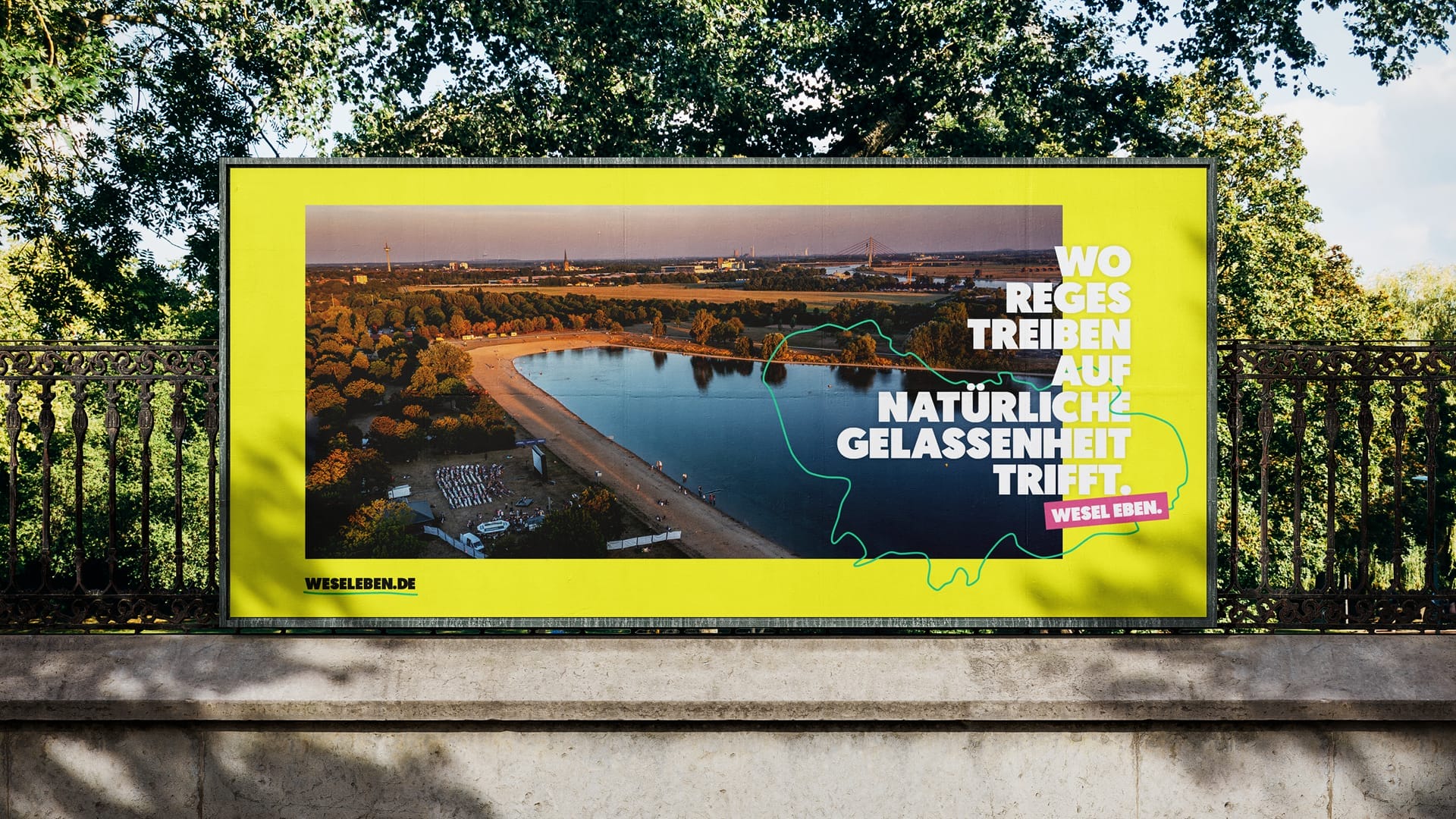 OOH Billboard Weseleben-Kampagne