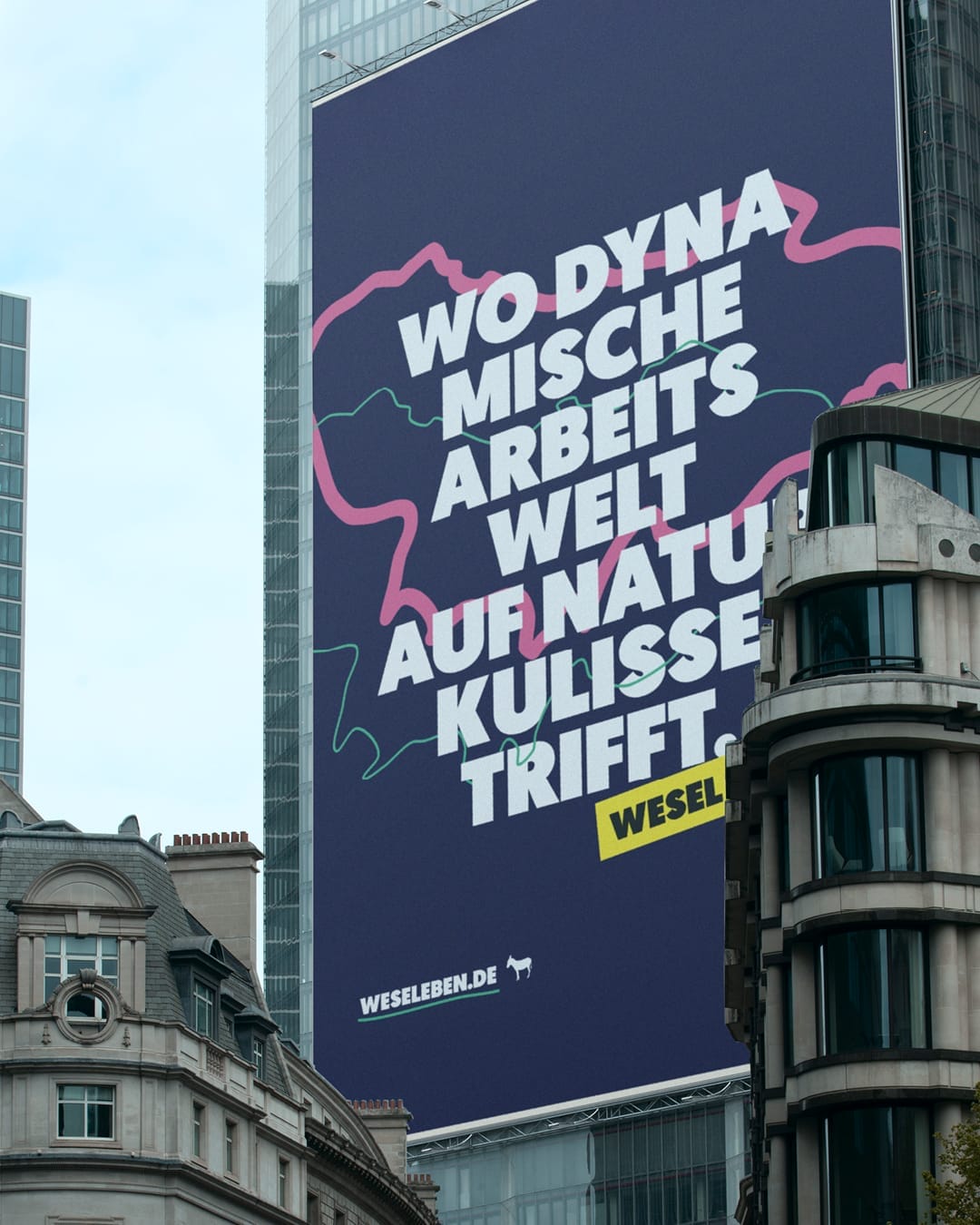 OOH Wallposter Weseleben-Kampagne